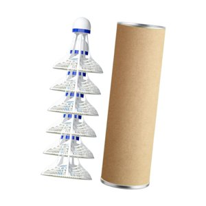 Ioensy - Juego De Pelotas De Bádminton Resistentes Al Viento, Ligeras, Profesionales, Para Playa, Con Cabeza De Espuma Blanca, 6 Unidades