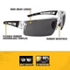thumbnail image 2 of Gafas De Seguridad Dewalt DPG100T-2D Crosscut Lente Ahumada, 2 of 3