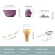 thumbnail image 5 of Juego de té matcha DWEHIXBUY, 7 unidades, con cuenco, batidor, soporte y colador, 5 of 7