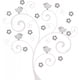 thumbnail image 1 of Decomural Grey Bird Tree Flowers WS-47723, 1 of 2