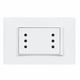 thumbnail image 3 of Enchufe Hembra Doble 10a Luzica Bticino PU1213 Color Blanco, 3 of 3
