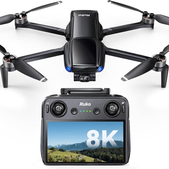 Drone Ruko U11MINI 4K RC3 Camara 8K Pantalla 5.5 64min