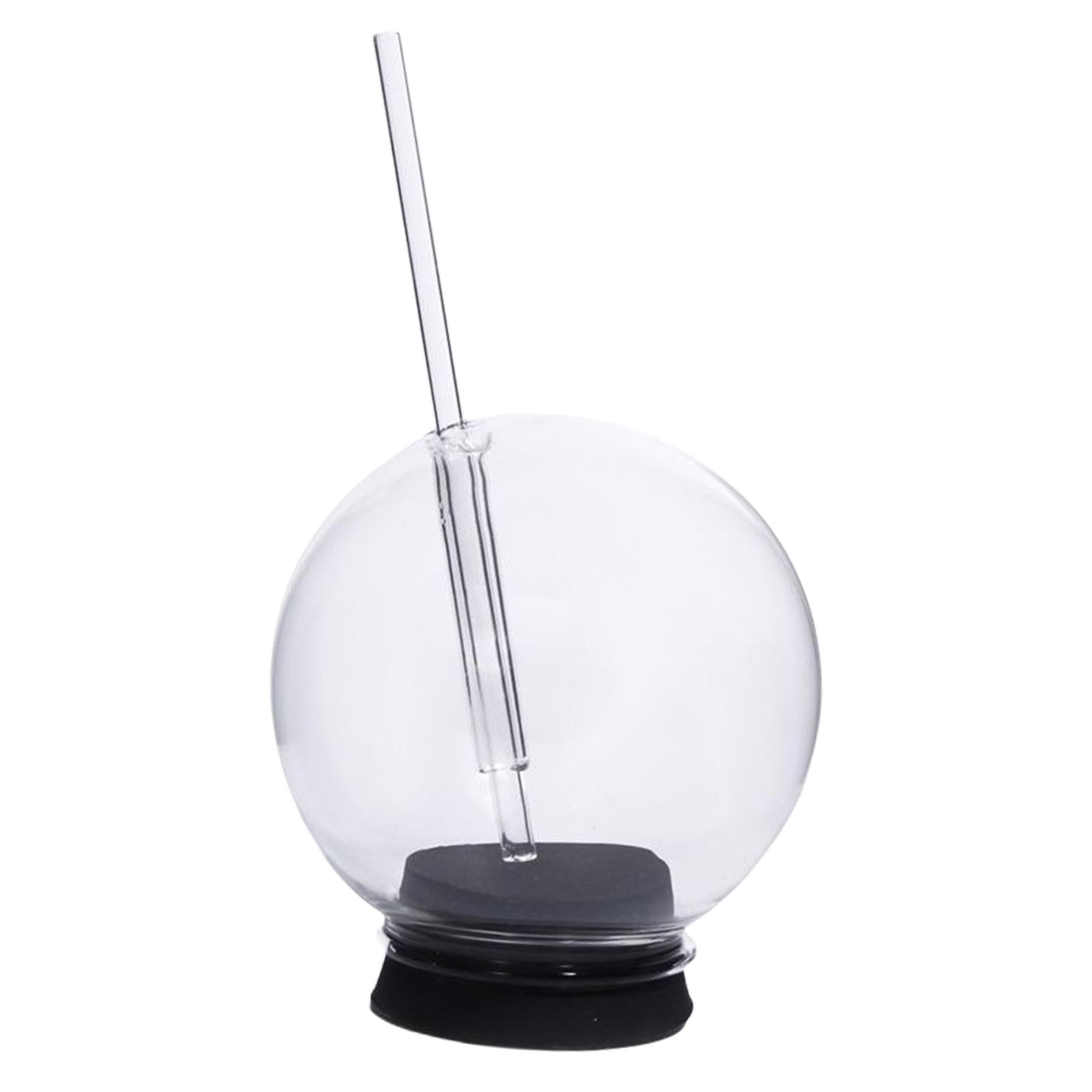 Uucntr - Copa De Cóctel Transparente Con Copas De Pecera De Paja Para Cóctel De Jugos De Leche