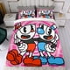 thumbnail image 4 of Cuphead Conjunto de sábanas temático, trío de piezas, cómodo y amigable con la piel, diseño único, regalo de decoración para el hogar para familiares, amigos y fans,173cm *218cm, 4 of 6