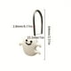 thumbnail image 4 of 12pcs Premium Rust-Resistant Halloween Shower Hooks for Bathroom Curtains - Set of 12 Spooky Design Shower Rings, 4 of 4
