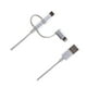 thumbnail image 1 of Cable USB 3 En 1 Mricro USB Tipo C Lightning 0.8M, 1 of 3