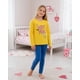 thumbnail image 1 of Pijama Niña Estampado Hey You Amarillo multicolor 6, 1 of 7