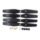 thumbnail image 3 of 4x Hélices Para Drones Para SJRC S20W S30W T18 H301S T25 HS110D Drone Negro, 3 of 3