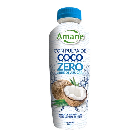 Bebida Coco Sin Azúcar Botella, 1 L