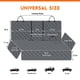 thumbnail image 3 of Funda impermeable antideslizante para asiento de coche para perros Yuntec, gris, 135 x 120 cm, 3 of 6