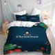 thumbnail image 1 of Merry Christmas Quilt Cover, Cartoon Anime, Duvet Printed Comforter, Polyester Bedding, Twin Size, Children Gift, Various Sizes, 1 of 5