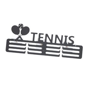 Ioensy - Colgador De Exhibición Para Medallas De Hierro Con Tornillos, Estante Fácil De Instalar, Soporte Para Medallas De Tenis