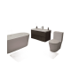 thumbnail image 1 of Juego De Alfombras De Baño 3 Piezas Marmol Suave #1, 1 of 3
