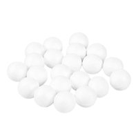 Bothyi - Bola De Espuma Blanca Artesanal, Bola De Bricolaje Hecha A Mano Para Proyectos De Manualidades De Bricolaje Para Vacaciones