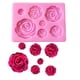 thumbnail image 3 of Molde de silicona para fondant con 7 cavidades, colección de rosas, para decoración de pasteles, cupcakes, arcilla polimérica y elaboración de jabón con cera., 3 of 8