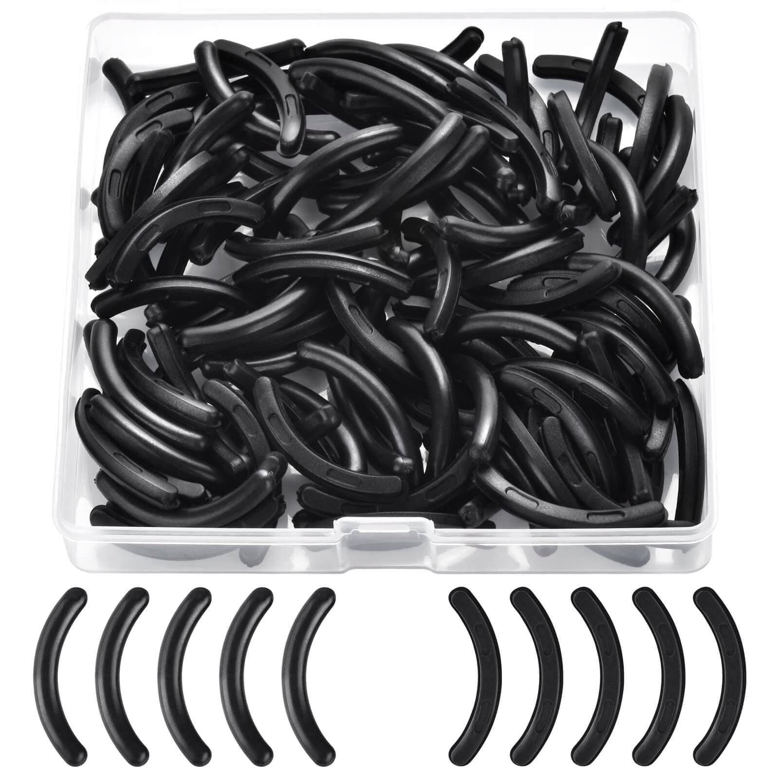 Recambios Para Rizador De Pestañas Cakvank, Paquete De 100 Unidades, Caucho De Silicona