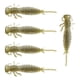 thumbnail image 2 of 5x Se?uelos De Pesca 8,9 Cm PVC Larva Worm Grub Baits Fishy Smell Dirt Yellow, 2 of 5