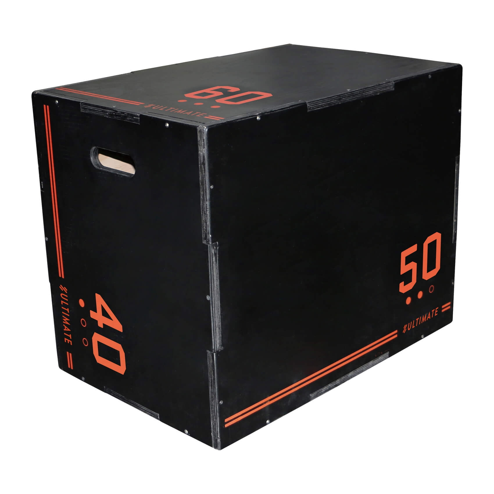 Ultimate Fitness - Cajón Pliometrico Salto Pro - 40x50x60cm - Jump Box