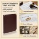 thumbnail image 2 of Carpeta de anillas Ring Binder Depot 2,5 cm Marrón Ejecutiva, 2 of 7