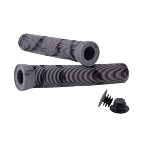 Ioensy - 2 Uds Empuñaduras De Manillar De Bicicleta Empuñaduras De Bicicleta Para Bicicletas De Montaña Bmx Piezas De Ciclismo Negro Gris