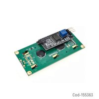 Genérico - Pantalla Mini Lcd 16 X 2 Interfaz I2C Soldado Ideal Arduino