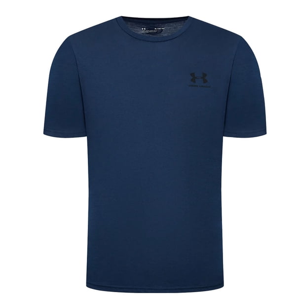 Polera Manga Corta Lifestyle Hombre Under Armour Azul