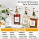 thumbnail image 3 of Dispensador De Sirope De Café 500 Ml Paquete De 4 Con Etiquetas Gold Pump, 3 of 7