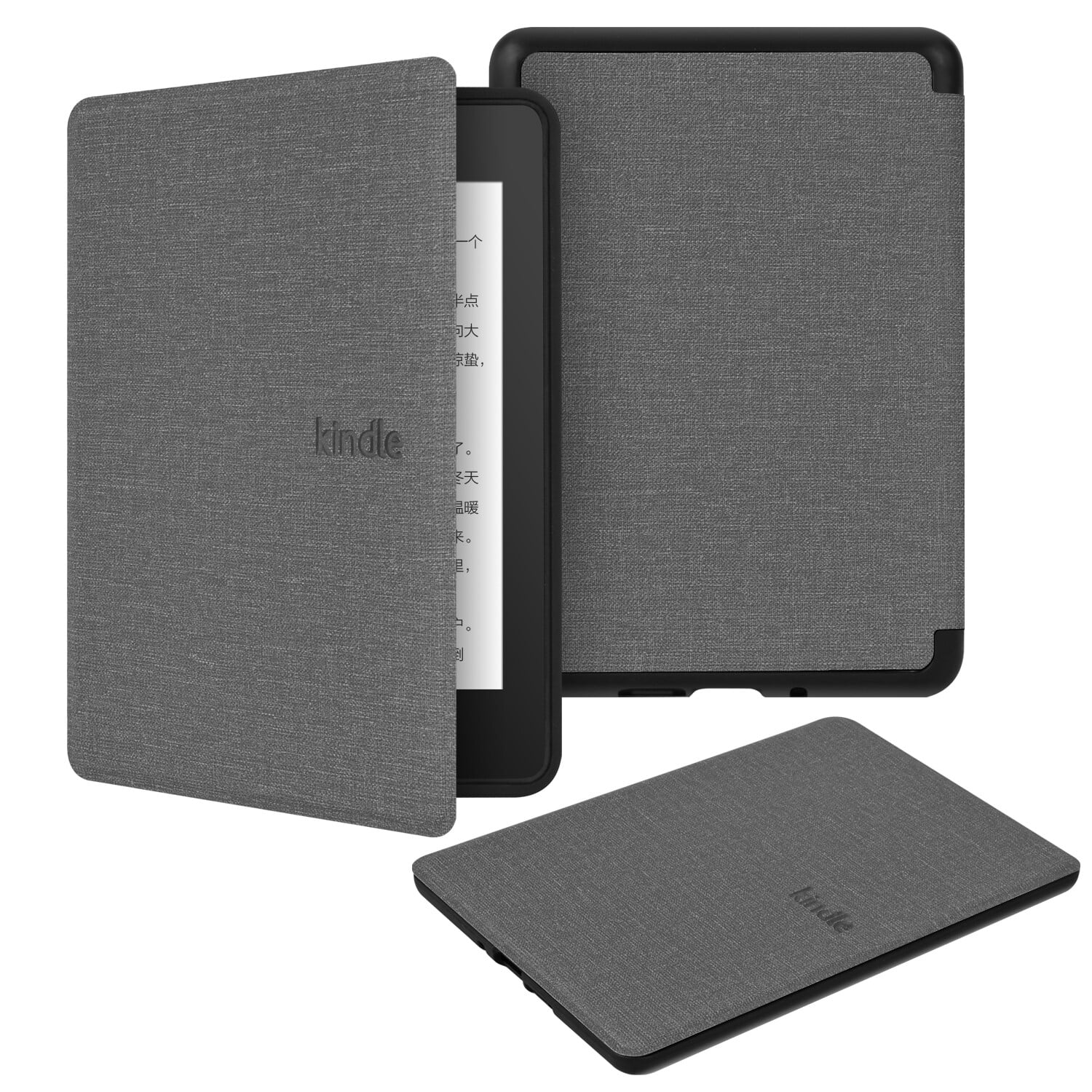 Funda Gangxun De Tela Con Carcasa Suave Tpu Para Kindle Paperwhite6 – Modo Automático, Antigolpes, Diseño Ligero