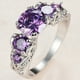 thumbnail image 3 of Inlaid Tound Cut Shiny Zircon Promise Ring Wedding Band Engagement Ring Anniversary Ring, 3 of 3