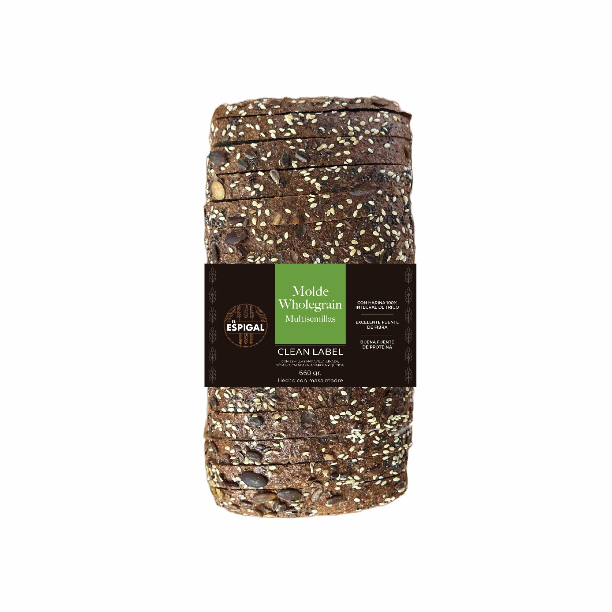 Pan De Molde Wholegrain Multisemillas El Espigal