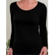 thumbnail image 5 of Camiseta Bambú Primera Capa Mujer 3 Unidades negro Talla Unica, 5 of 5