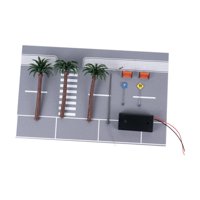 Bothyi - 1/64 Modelo De Escena De La Carretera Escenario De Estacionamiento Para Mini Figuras De Acción Del Automóvil Decoración