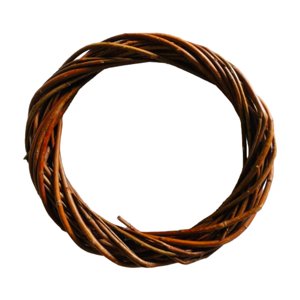 Magideal - Corona De Ratán Para Hacer Tú Mismo Manualidades Para Hacer Tú Mismo Suministros Para Hacer Coronas Para Hacer Tú Mismo Corona Para Puerta De Entrada Café