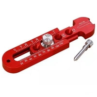 Xusx111 - Herramienta De Dibujo Circular De Aleación De Aluminio Para La Madera, Calibre De Marcado De Punto Fijo Para La Madera Escriba De Brújula Regla De Círculo De Dibujo Ajustable Herramientas De