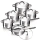 thumbnail image 2 of BATERIA DE COCINA 12 PZS GOURMET LINE ACERO INOXIDABLE, 2 of 5
