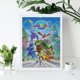 thumbnail image 4 of Kit de Pintura de Diamantes 5D Robogobo 30x40cm, 4 of 6