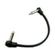 thumbnail image 1 of Cable De Conexión Para Guitarra, Tablero De Pedal De Efectos De Bajo, Cable De Conexión TS, Cable De Pedal De Efecto, 15cm, Negro, 1 of 5