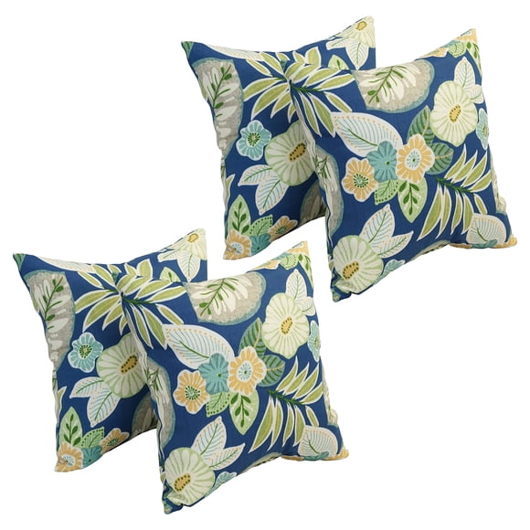 Cojín Decorativo Blazing Needles Floral para Exterior de Poliéster 43 cm