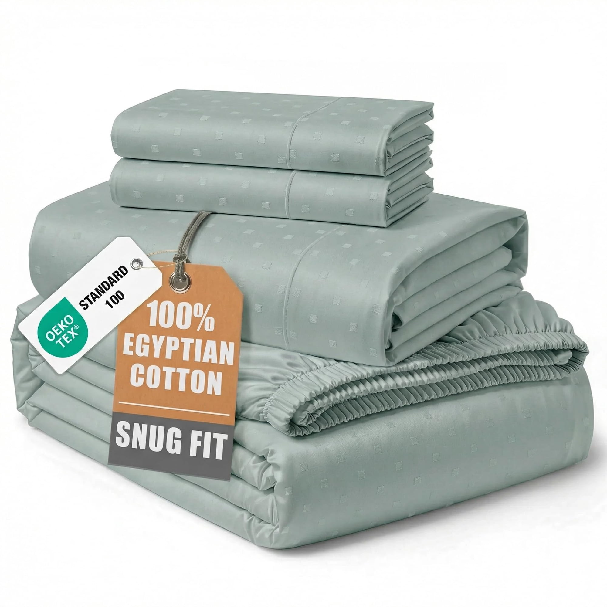 Cama Doble Sheets Lane Linen, 100% Algodón Mercerizado Egipcio