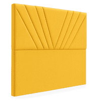 Ethan Desing - Respaldo De Cama 1.5 Plazas Amarillo Siena