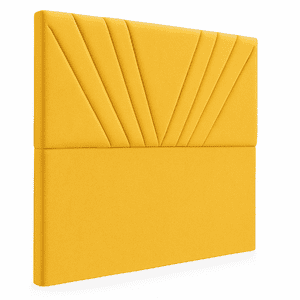 Ethan Desing - Respaldo De Cama 1.5 Plazas Amarillo Siena