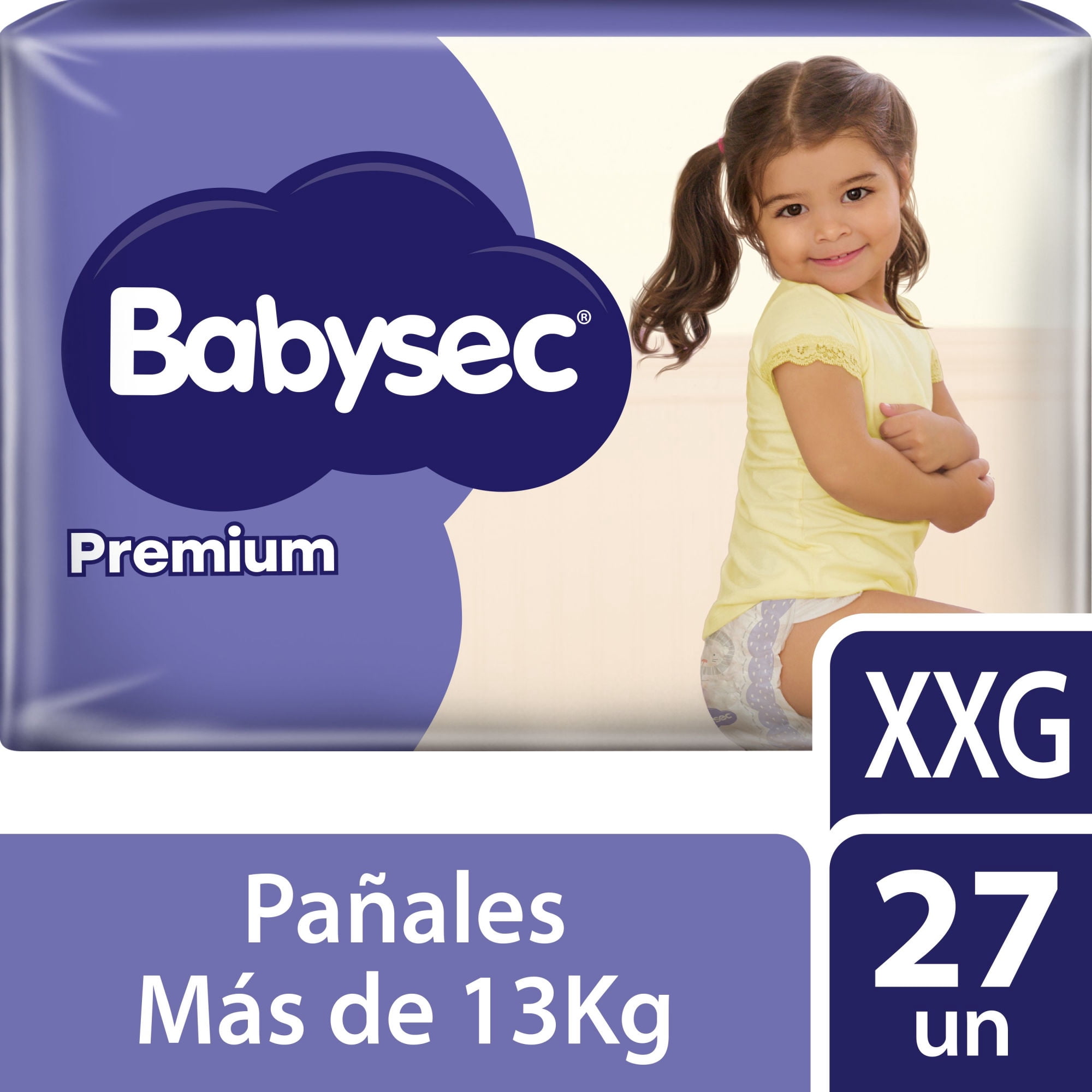 Pañales Babysec Premium Xxg