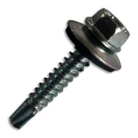 Metalfer - Tornillo Cabeza Hexagonal C/G Pta Broca 1/4 -14X 2 (100Un)