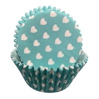 Genérico - Pack 100 Capsula Para Hornear Capsula De Cupcake Corazon 7,5
