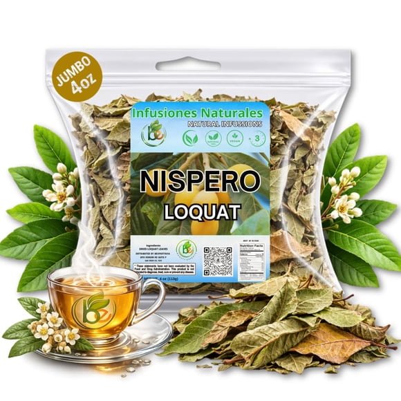 Té de hoja de níspero B-Experts 113 g natural herbal sin cafeína