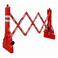 Metalfer - Barrera Extensible 2.5Mts Rojo Y Blanco