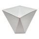 thumbnail image 1 of Macetero Maceta Geometrico Diseño Nordico De Plastico Blanco, 1 of 7