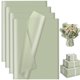 thumbnail image 1 of Papel de seda woric 80 hojas 36 × 25 cm verde salvia, 1 of 6