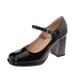 thumbnail image 1 of Zapato Tacón Negro Vía Franca, 1 of 5