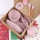thumbnail image 1 of 9pcs Silicone Baby Feeding Set|Baby Led Weaning Supplies Set Toddler Feeding Eating Utensils Sets|Baby Bib, Suction Plate, Suction Bowl, Spoon, Fork, Sippy Cup|Food Grade BPA Free, Dishwasher Safe, 1 of 4